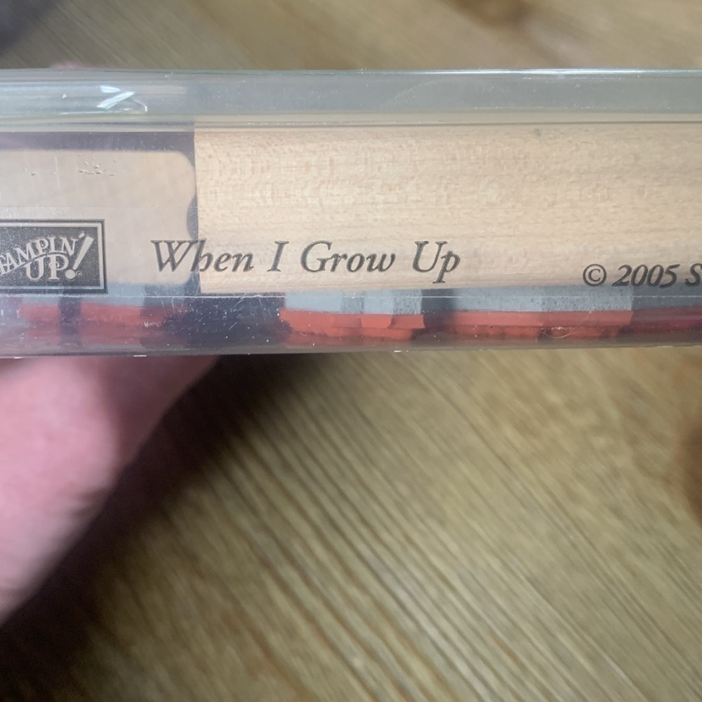 Stampin’ Up! Rubber Stamp Set When I Grow Up Set of 6 - Picture 3 of 3